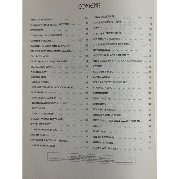 VTG 50 Great Standards Piano-Vocal-Guitar Music Book - Picture 2 of 2